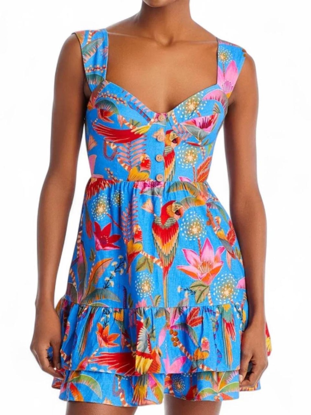 Farm Rio Macaw Sundress